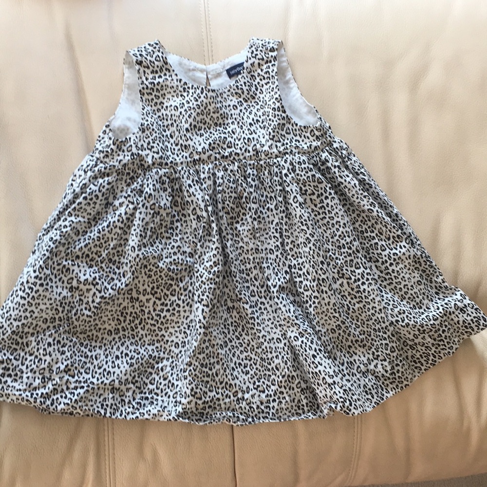 Leopard print baby dress